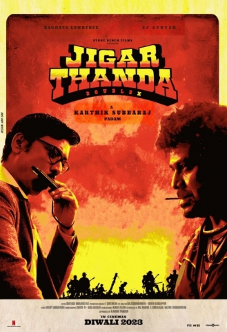Poster #2 for the movie "Jigarthanda DoubleX"